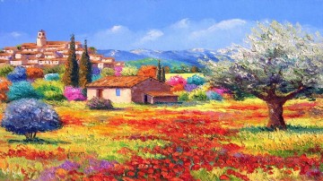 le village perche garden Oil Paintings